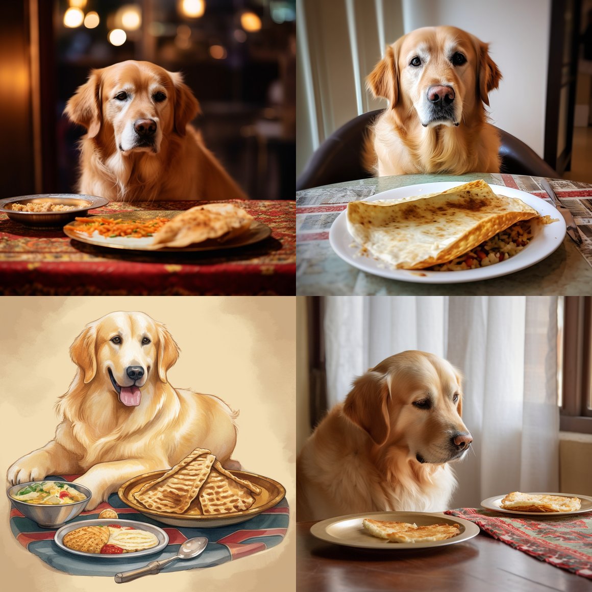 Chubby Pup's Exotic Culinary Adventure