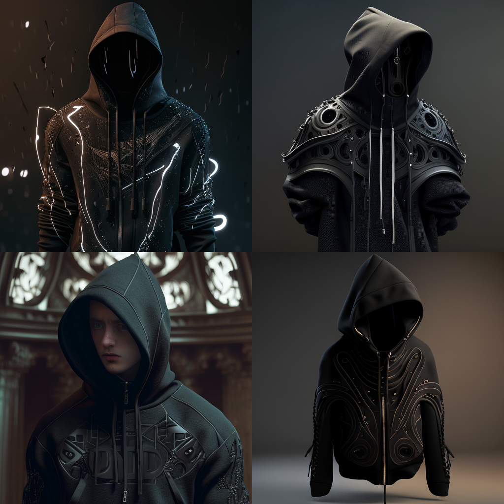 Mid-Travel Style: Chic and Futuristic Nike Dior Hoodie