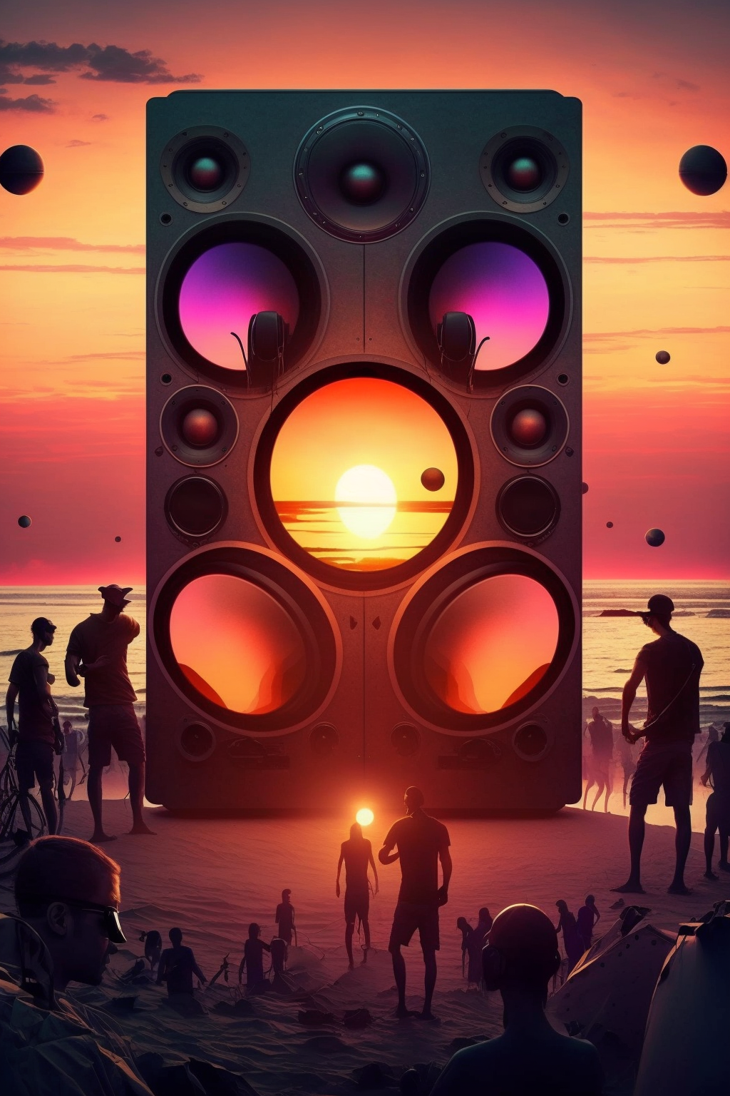 Mid-Trip Serenity: A Deep House Sunset Soiree