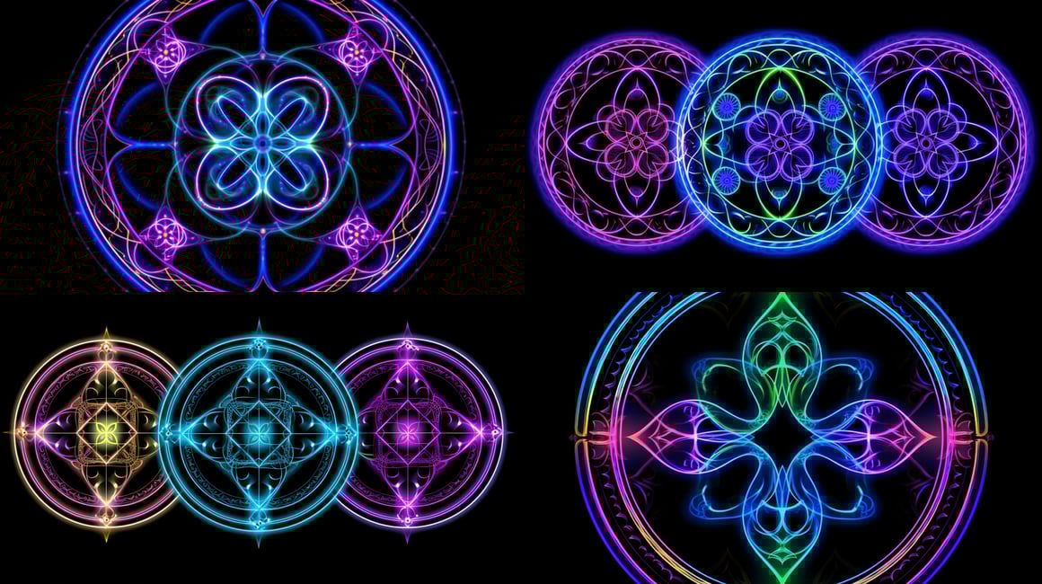 Neon Art Nouveau & Witchcore Tarot Interpretation