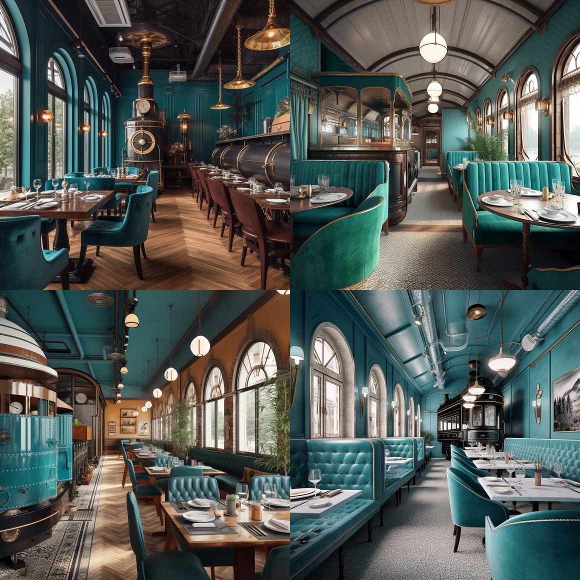 Classic Railway-Themed Restaurant Mid-Journey Review