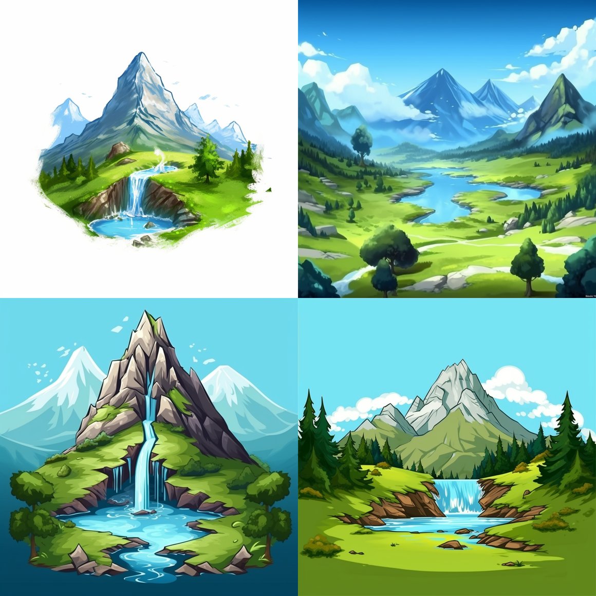 Nature's Majesty: Mountain Utopia in 4K HD