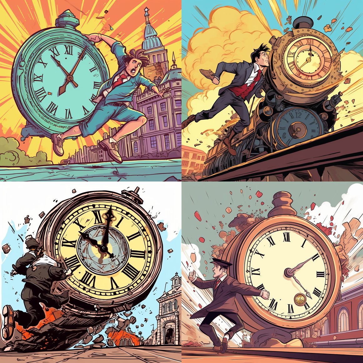 Half-Time Collision: Cartoon Commotion
