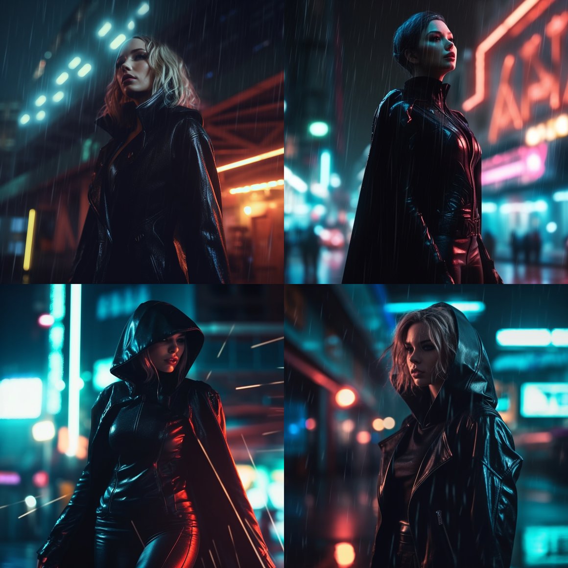 Neon Noir: Superheroine's Midnight Vigil Version 5