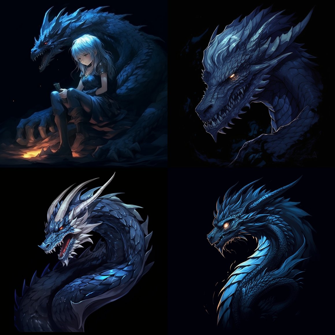 Midnight Dragon Encounter: An Anime Journey