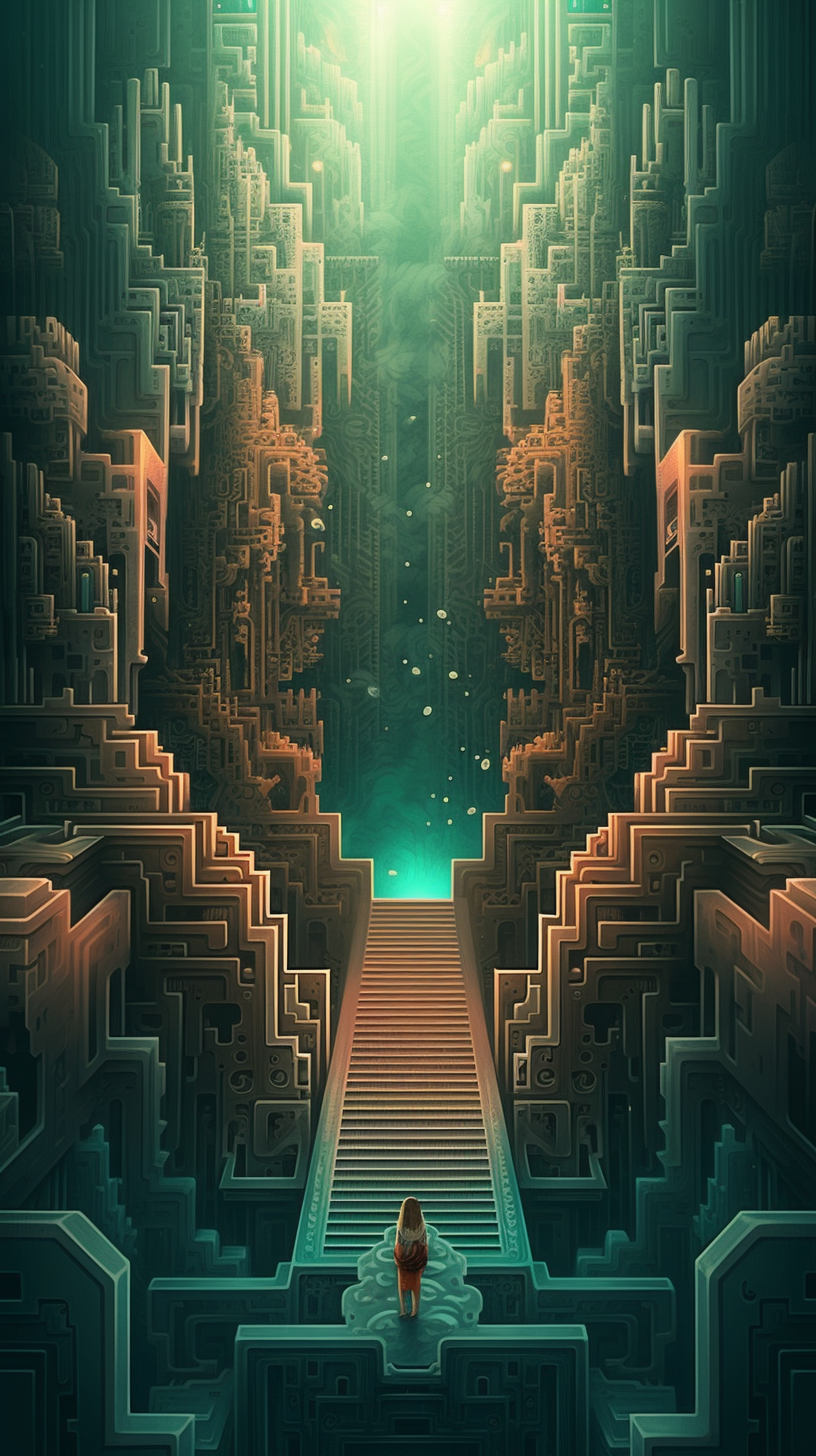 Harmonious Cosmos: An Algorithmic Binary Symphony in Space