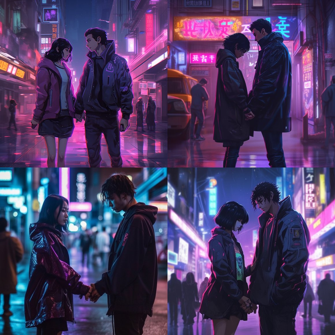 Neon Nights: A Cyberpunk Romance in Tokyo