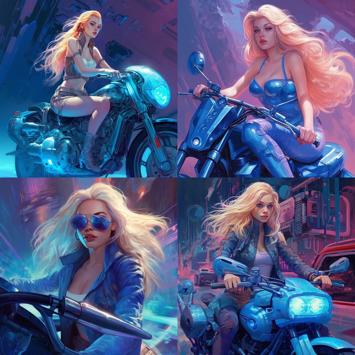 Neon Pedals: A Cyberpunk Voyage