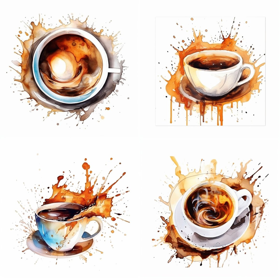 Artistic Coffee Break: Watercolor Journey