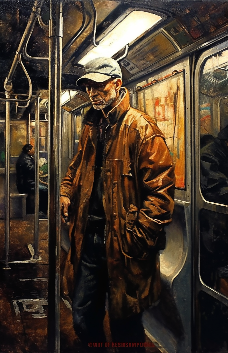 Subway Chronicles: An Artistic Dispatch in Motion
