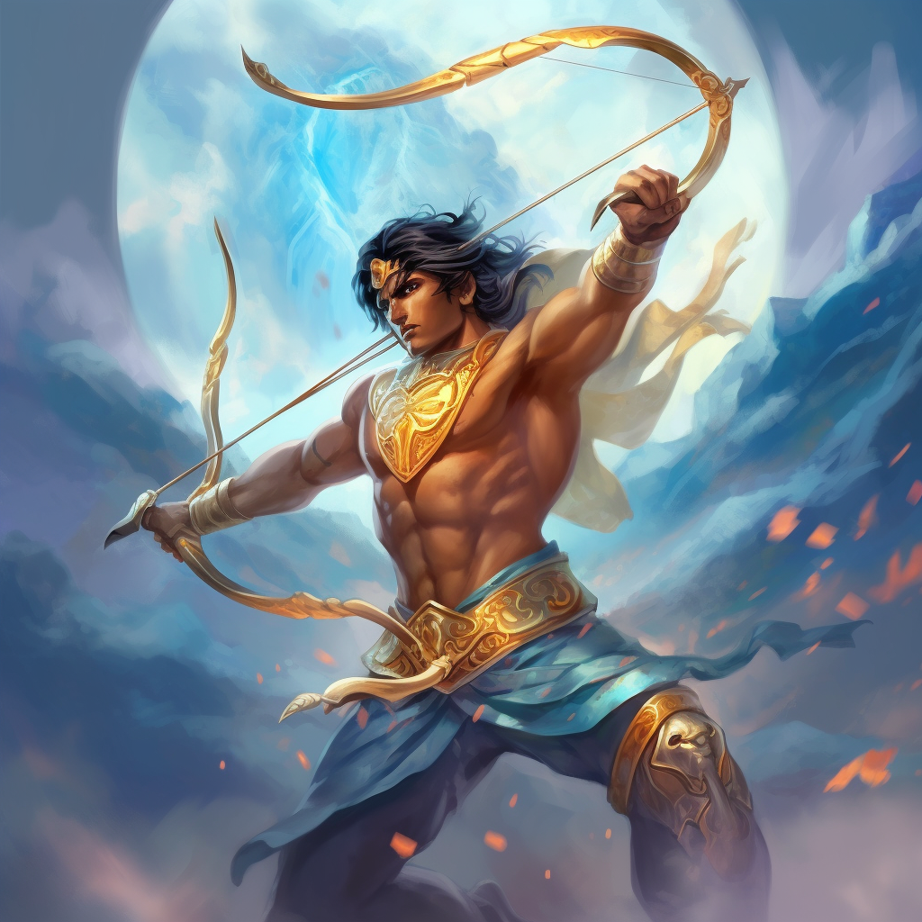 Arjuna's Unyielding Valor: A Hero's Mid-Battle Crusade