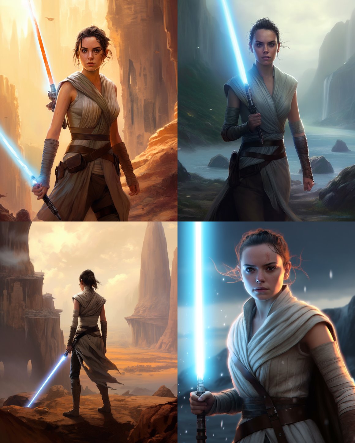 Rey Skywalker's Mid-Journey Exploration