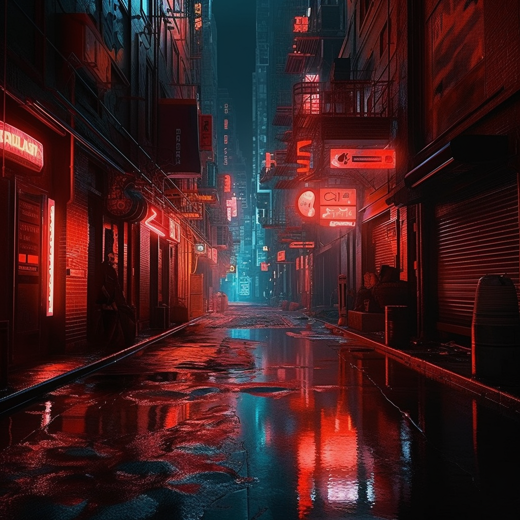 Neon Glare: Halfway Through Cyberpunk New York