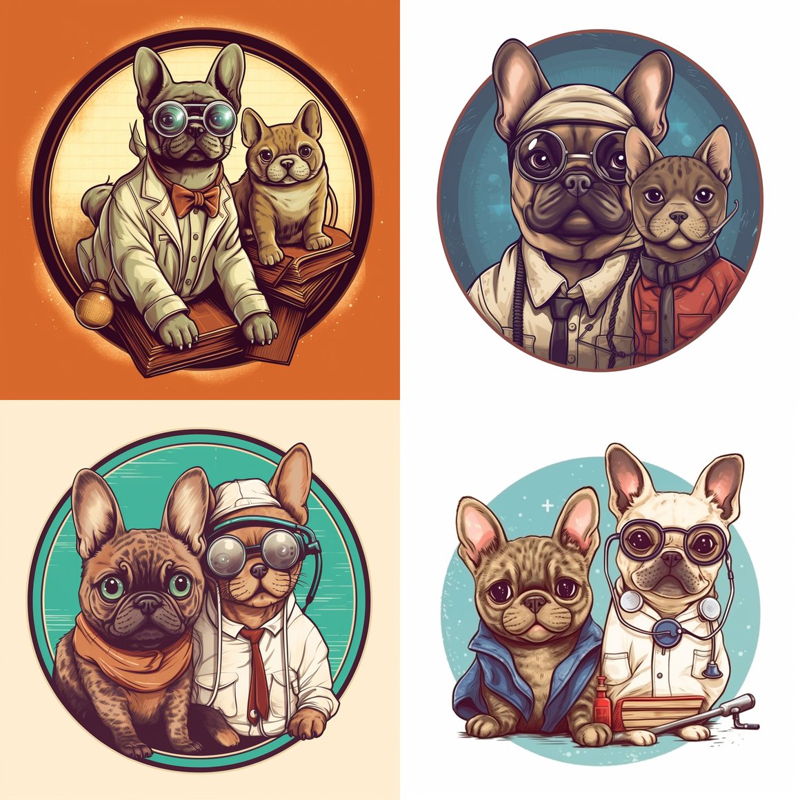 A Unique Veterinary Internal Medicine Logo Design