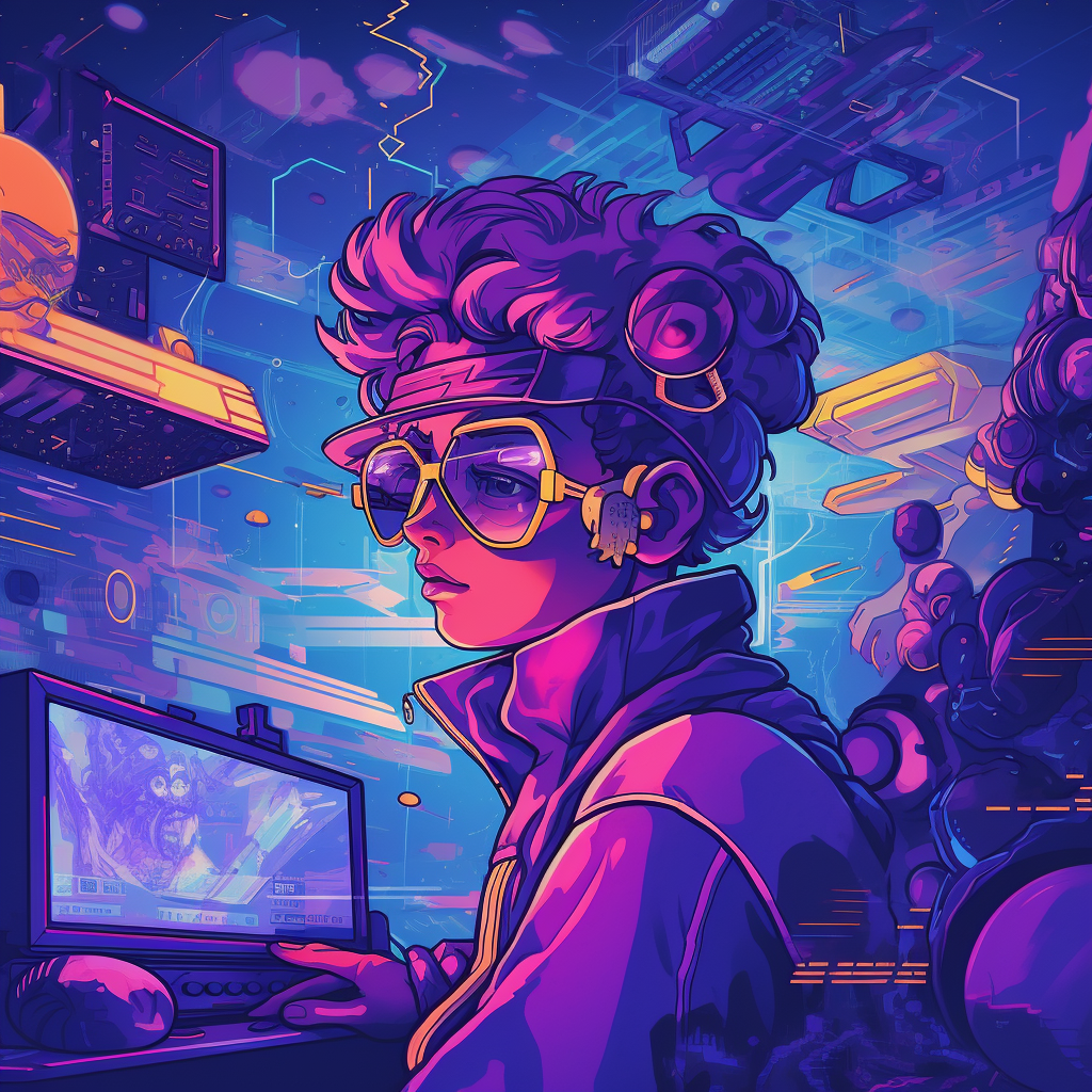 Neon Codex: Software Development in Retro Anime Spectrum