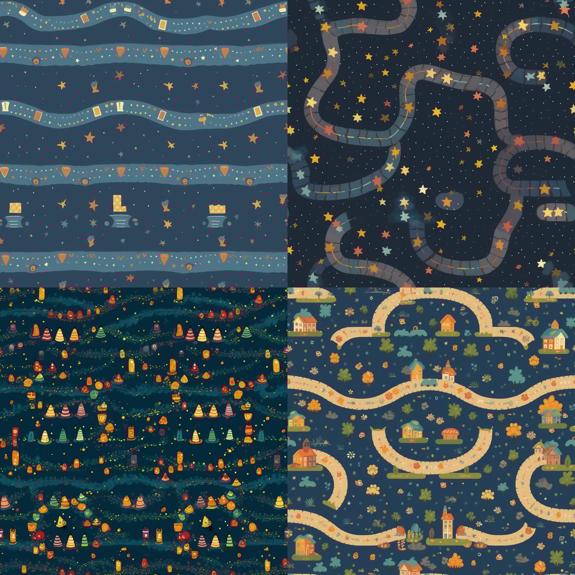 Children's Road Carpet Adventure: Mid-Journey Exploration