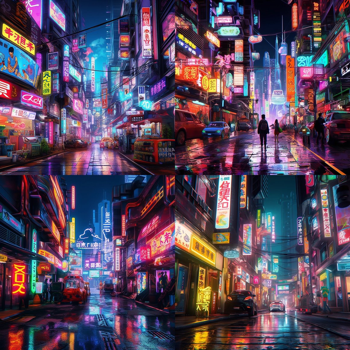 Neon Blaze: Midway Through Future Neotokyo