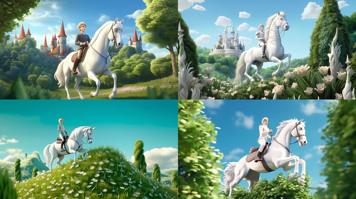 Midcentury Soviet Prince's Adventure - Pixar Style 3D Animation