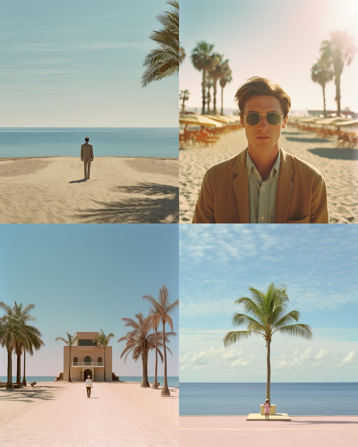 Sun-Kissed Symmetry: A Director's Serene Seashore Snapshot