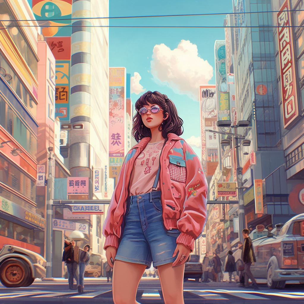 Retro Tokyo: A 3D Journey of a Curvy Girl