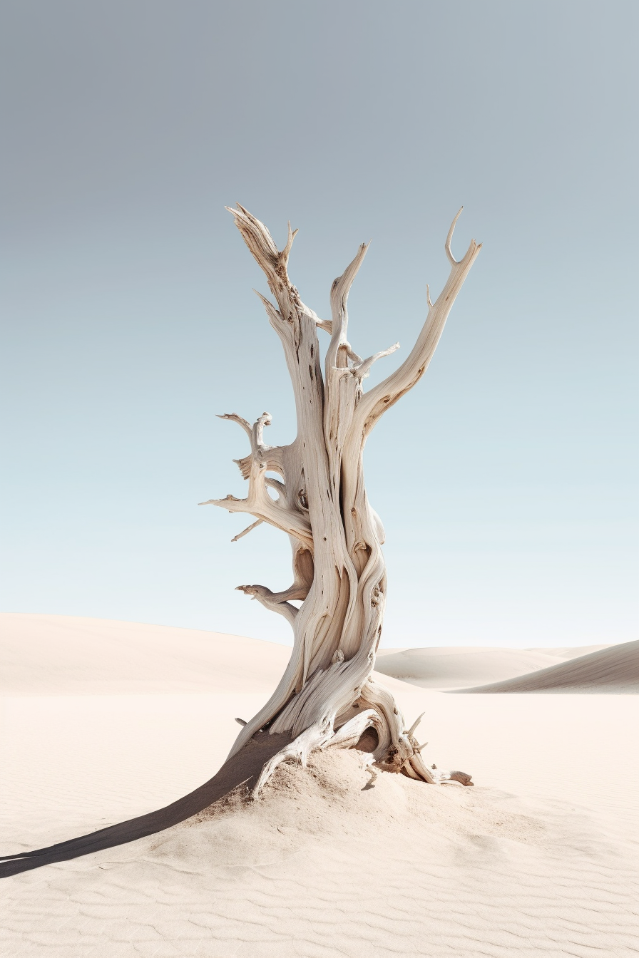 Desolate Beauty: A Driftwood Study in Hyper-realism