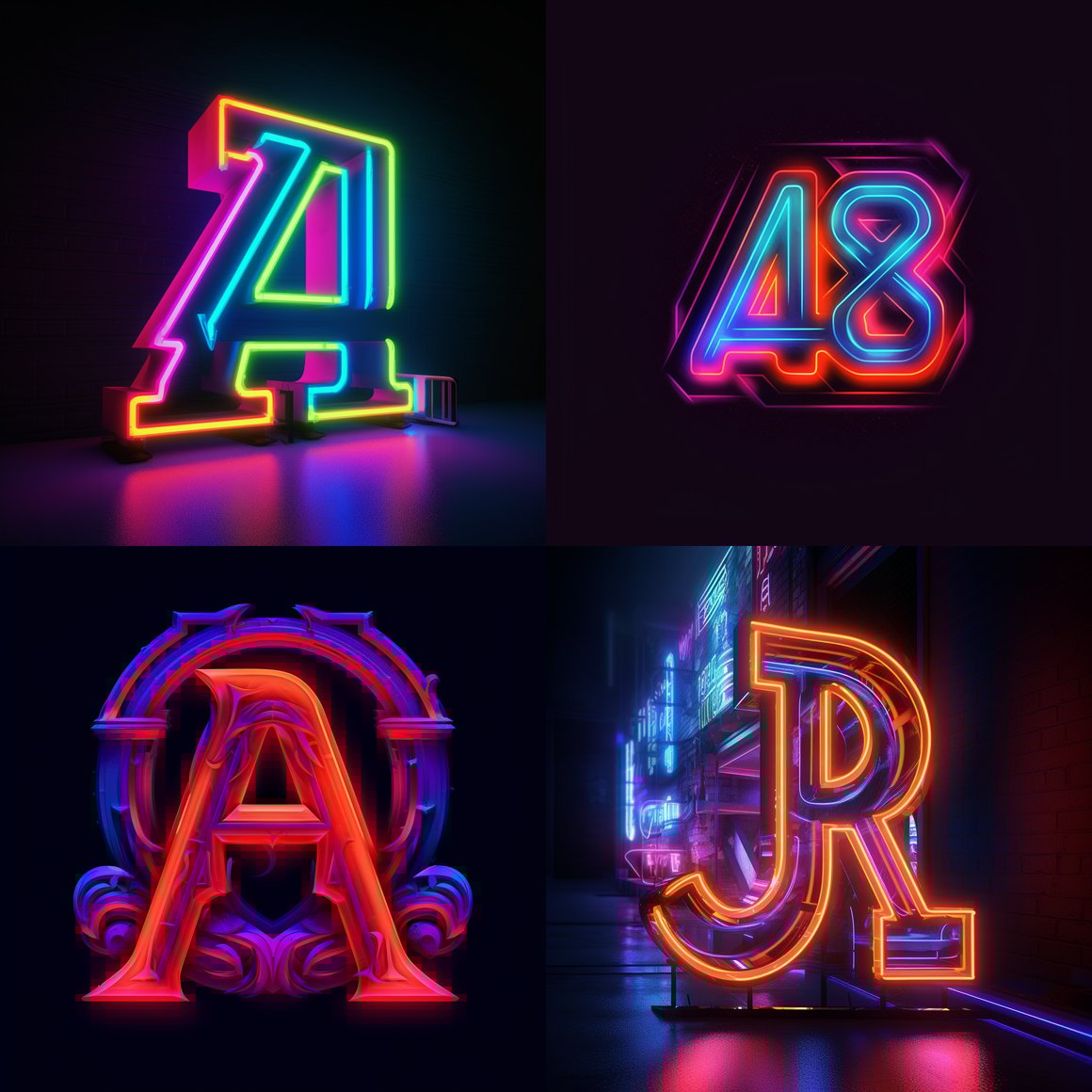 Neon Cinematic SBP Logo Concept Midway Design