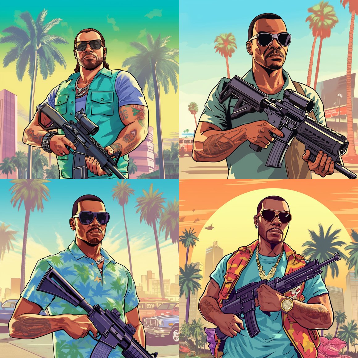 Summer Heist: Los Santos Showdown - GTA Server Logo