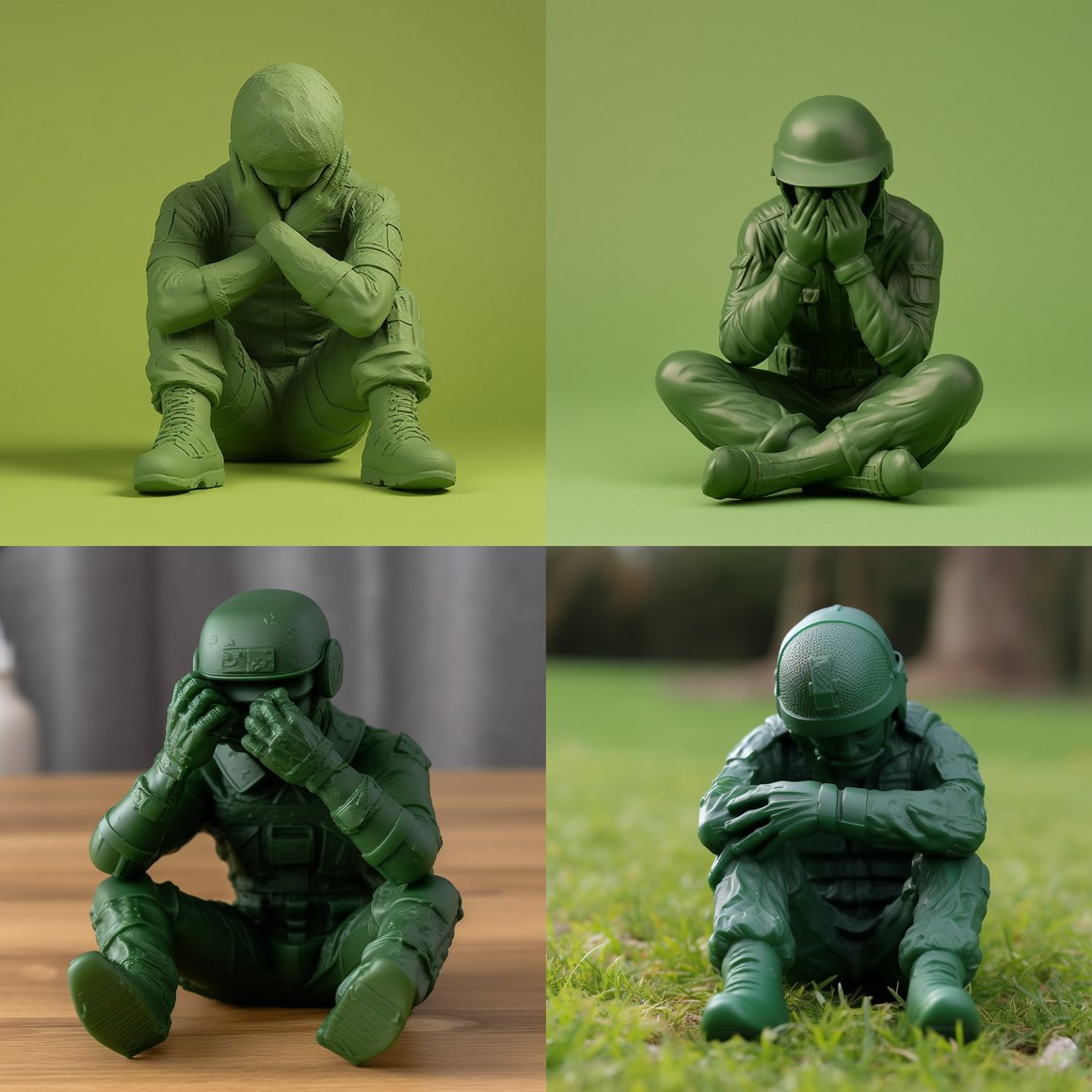 Despair in Miniature: A Soldier's Silent Struggle