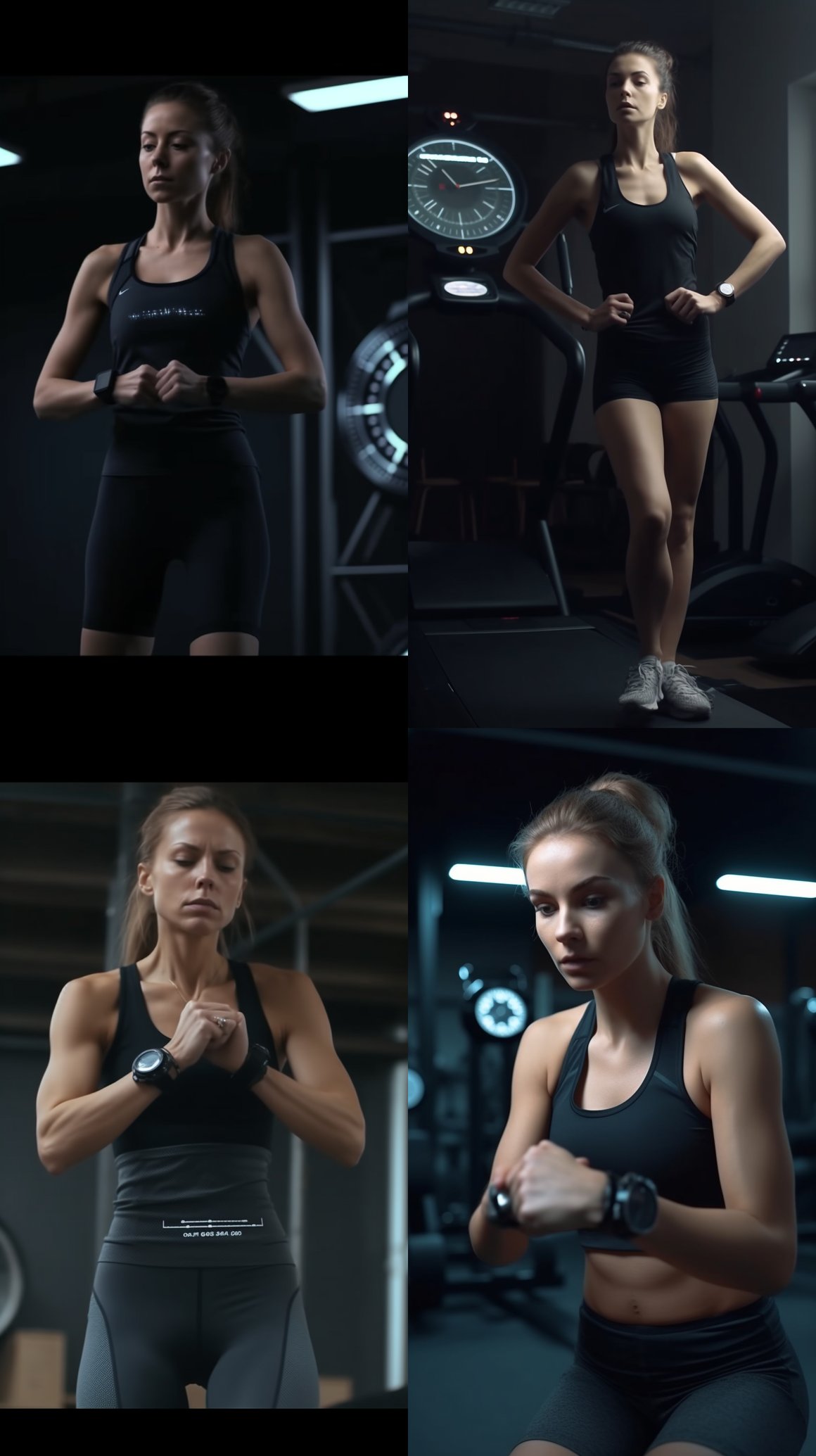 Mid-Workout Pause: A Portrait of Fitness