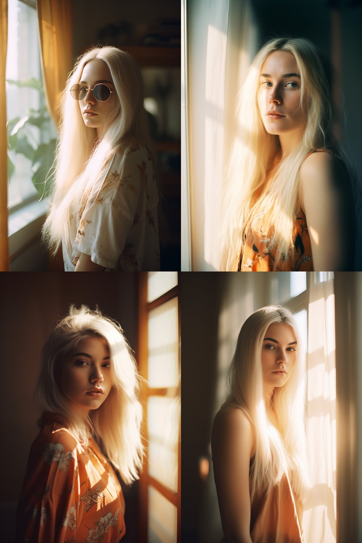 Sunlit Serenity: Mid-Journey Beachwear Photoshoot