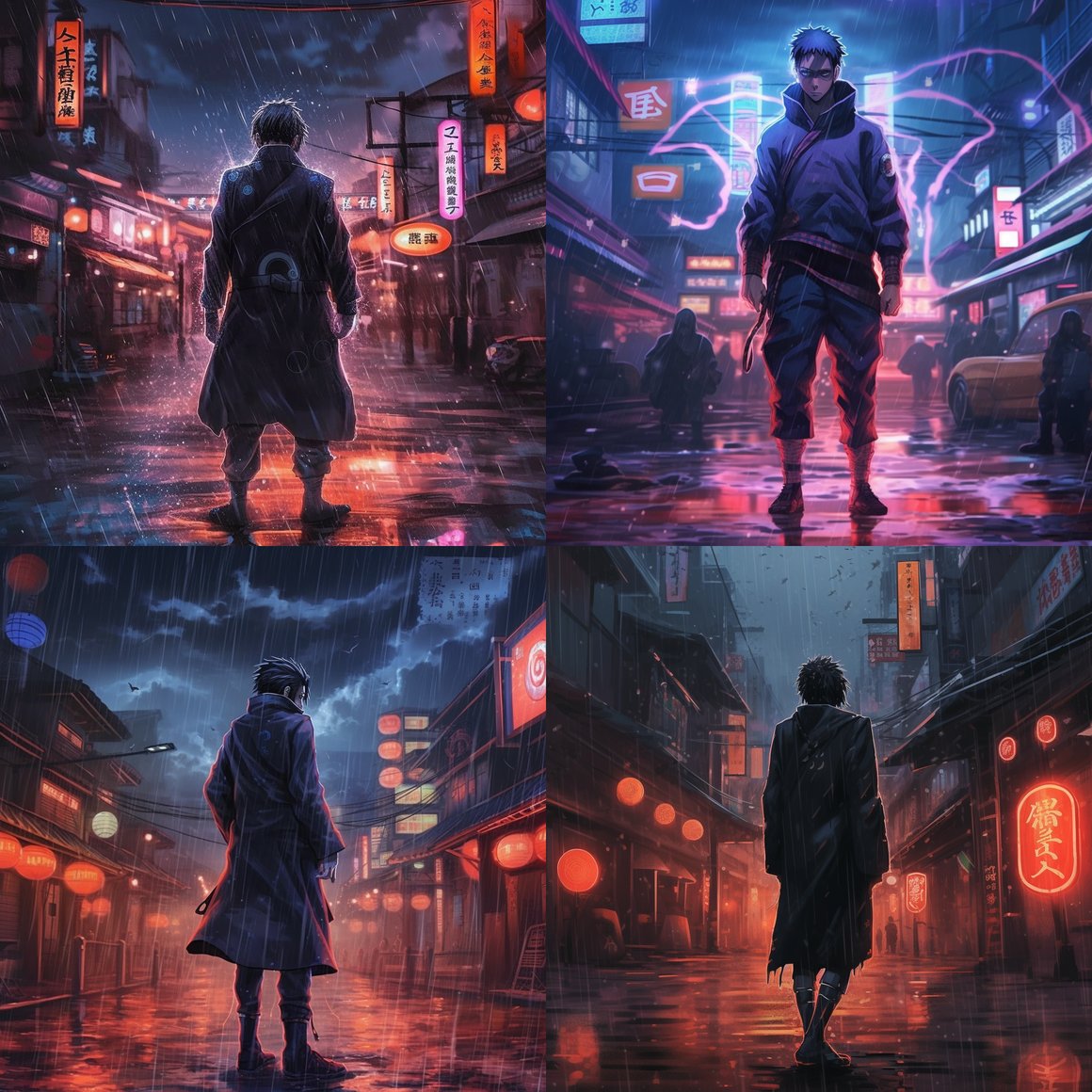 Obito Uchiha: Akatsuki Nights in Neon Tokyo