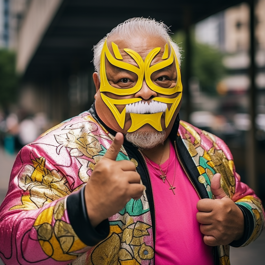 A Tokyo Tale of an Obese Artist's Journey in a Superhero Mexican Wrestling Mask
