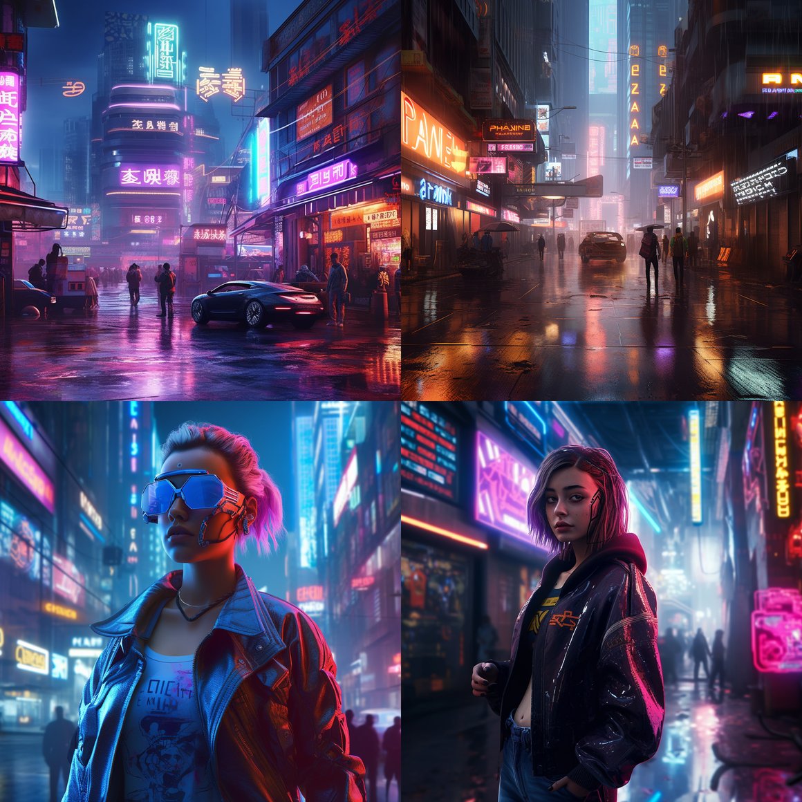 A High-Quality 4K Cyberpunk Style Wallpaper