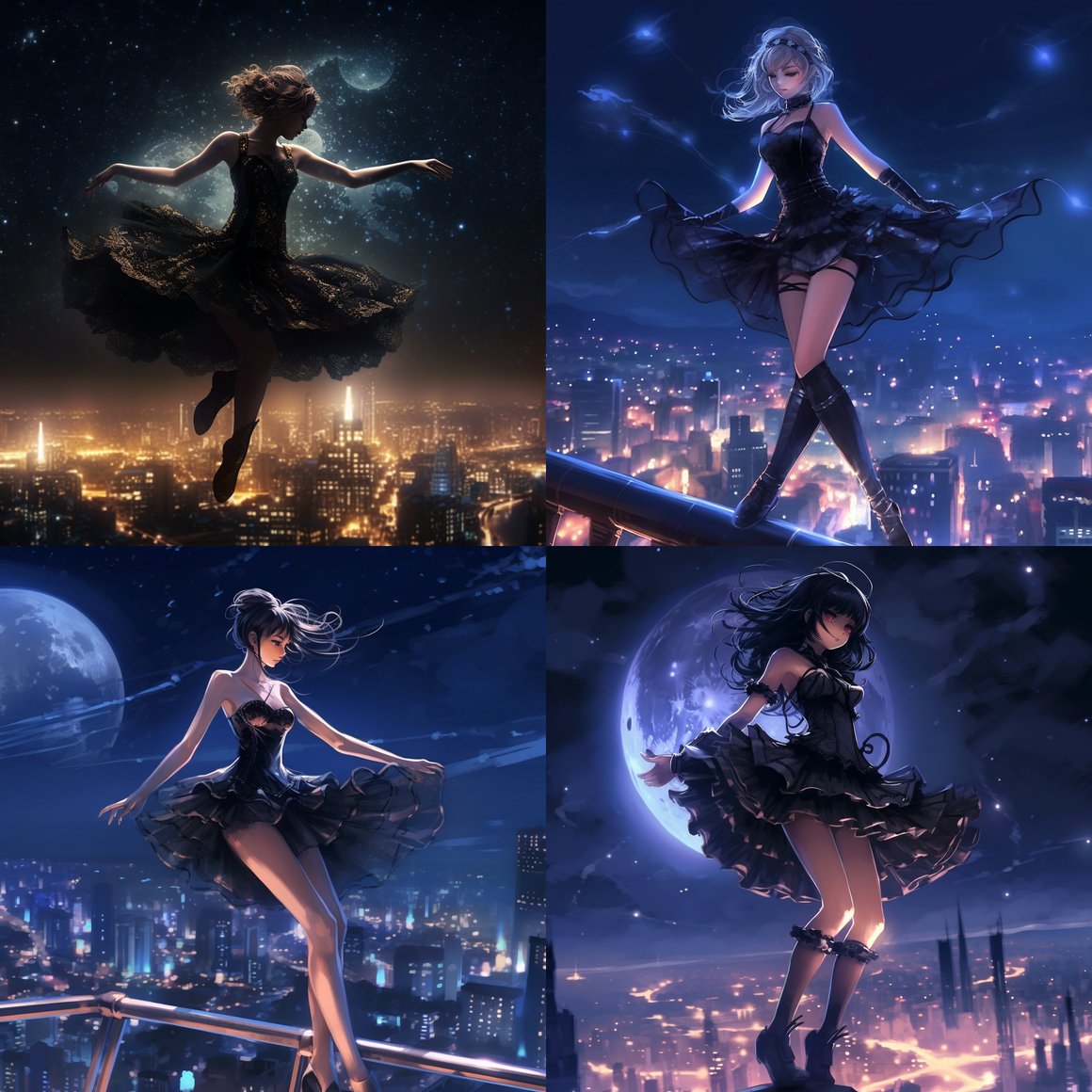 Midnight Ballet: Perfection in Spotlight Under the Stars