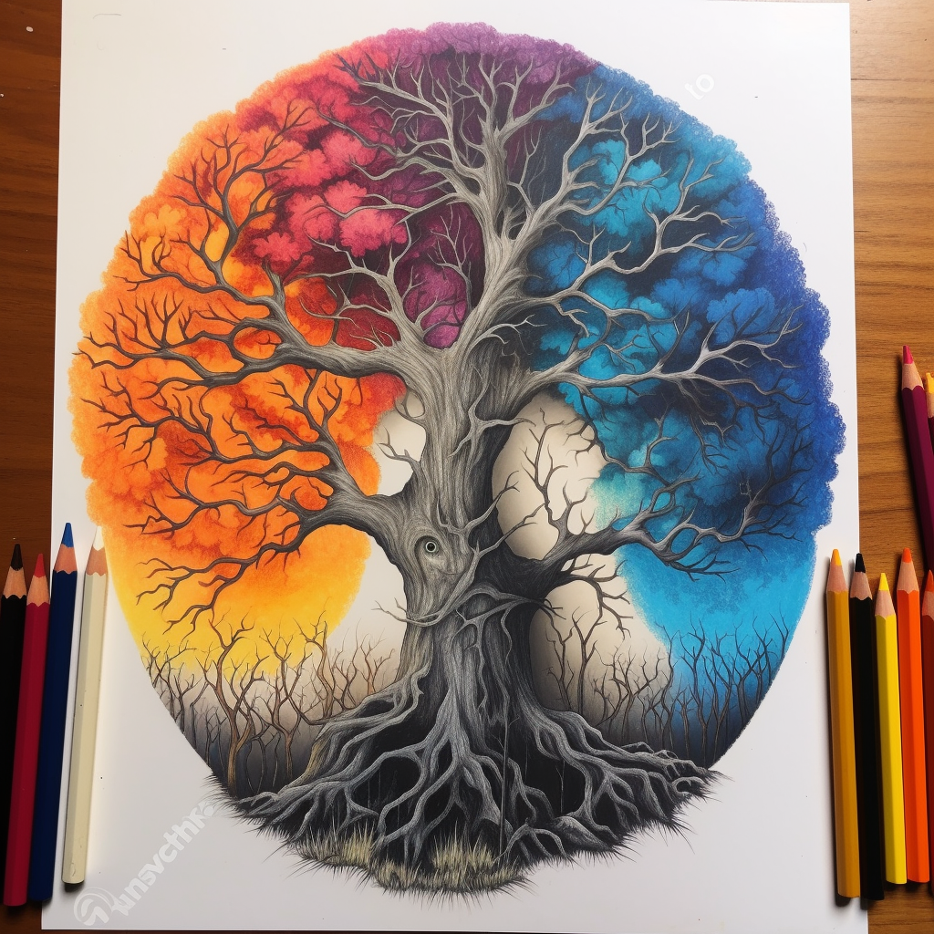 Chromatic Dichotomy: Fusion of Color and Greyscale