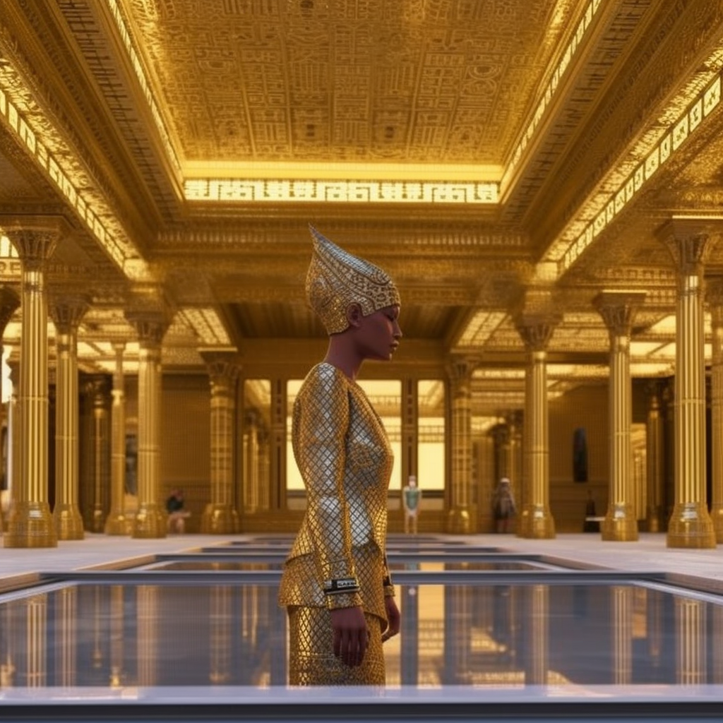 A Surrealistic 64K Journey Through Egyptian Futurism