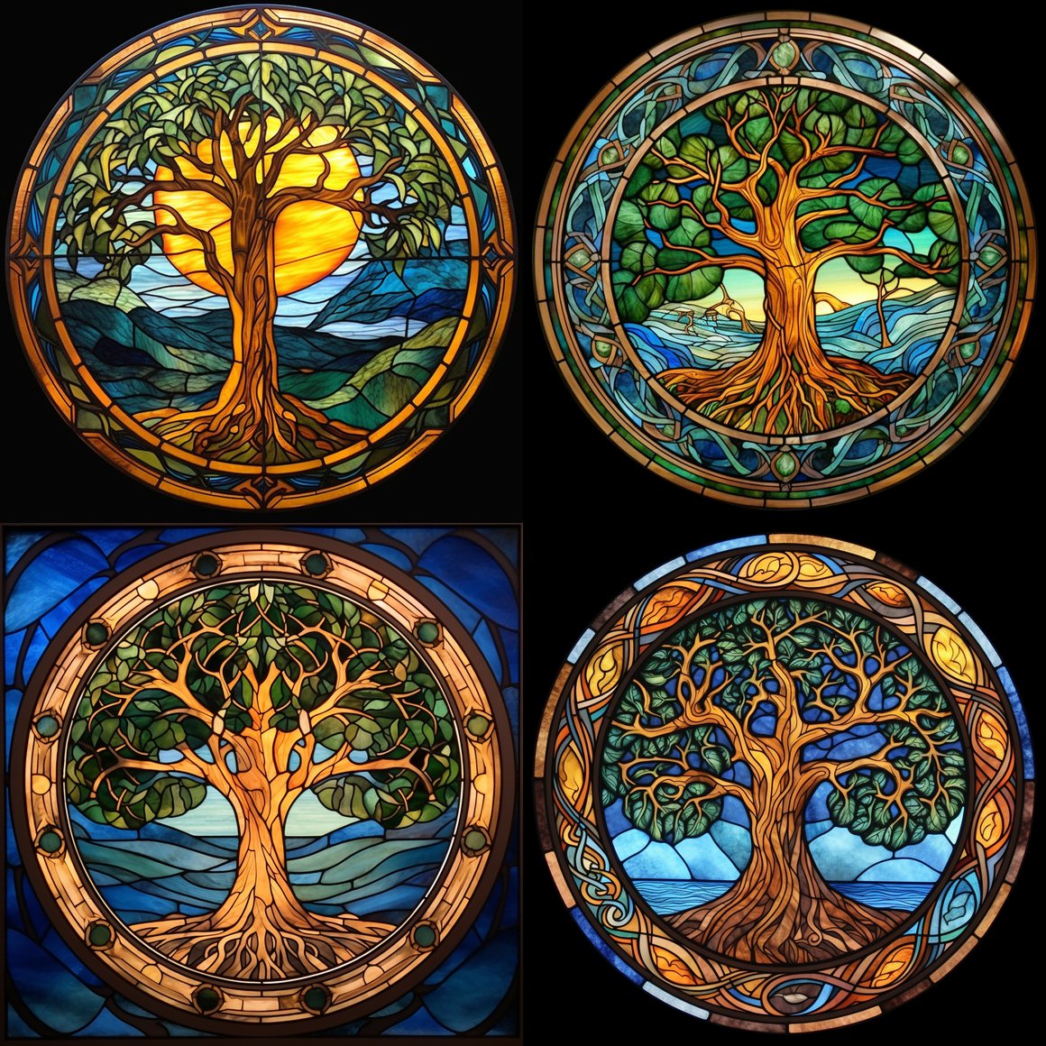 A Tolkien Inspired Stained Glass Design