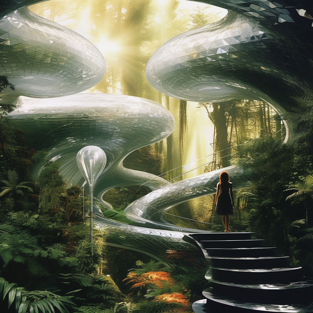 Harmonious Fusion: Bionic Futurism in Organic Architecture