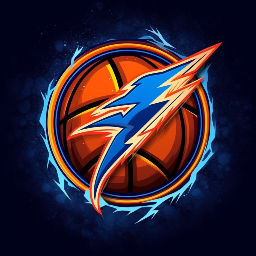 Designing V5 Basketball Team Logo with Thunder Symbol and CDP Insignia