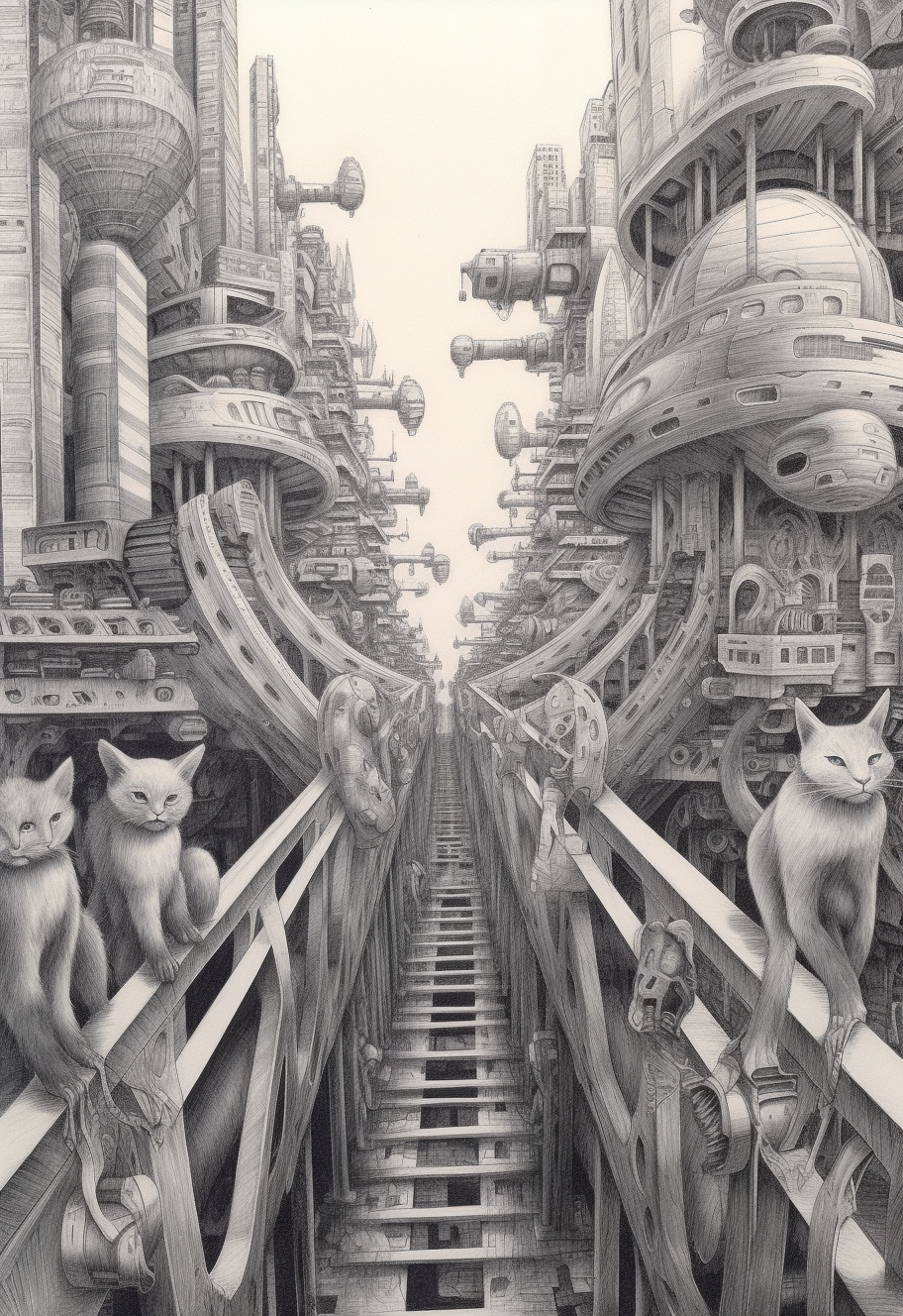 A Trans-dimensional Artistic Exploration