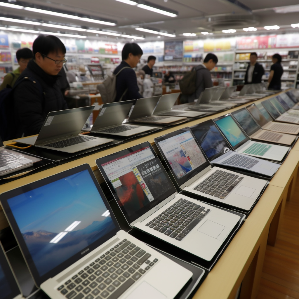 Halfway Through Tokyo's Tech Hub: The Laptop Sale