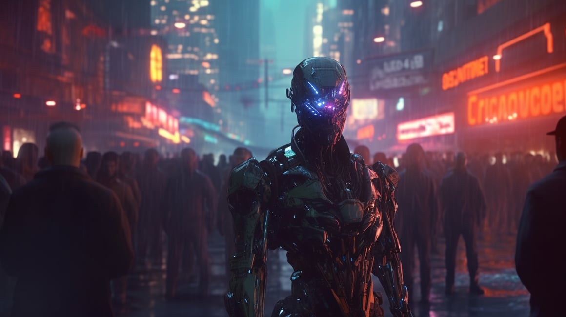Cyberpunk Mid-Journey 4K Animated Wallpaper