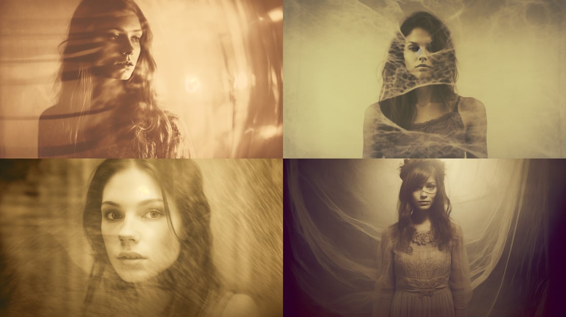 Haunted Elegance: A Mid-Journey Photographic Experience