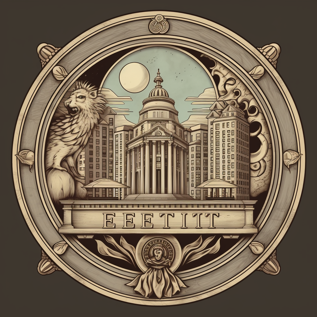 Designing Zeitgeist Bank logo incorporating Art Deco and Greyscale elements