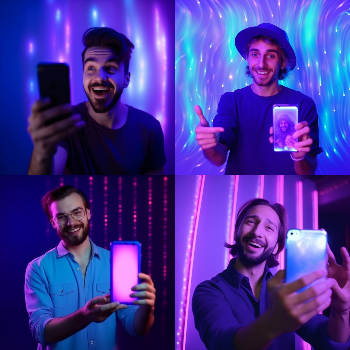 Neon Lights Surprise: Mid-Journey Mood Update