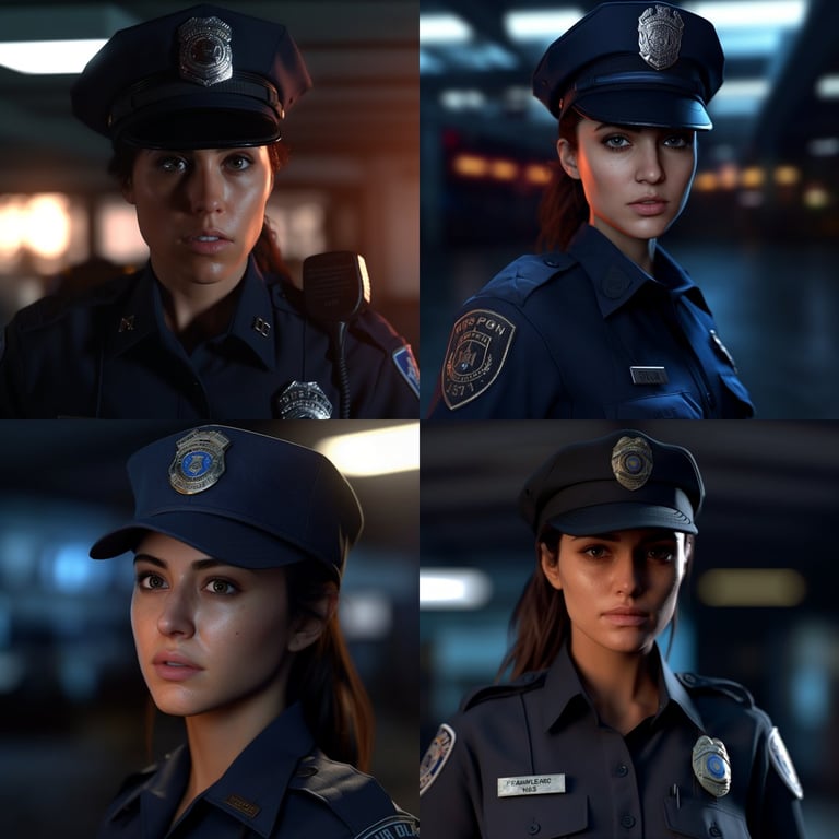A Cinematic Journey of a Possessed LAPD Sergeant in Hyperrealism CGI ...