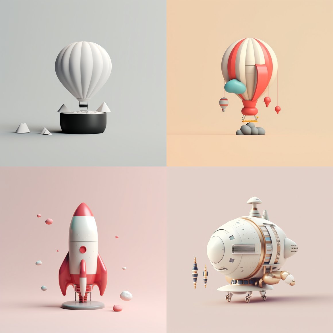 Neo-Pop Spaceship Adventure