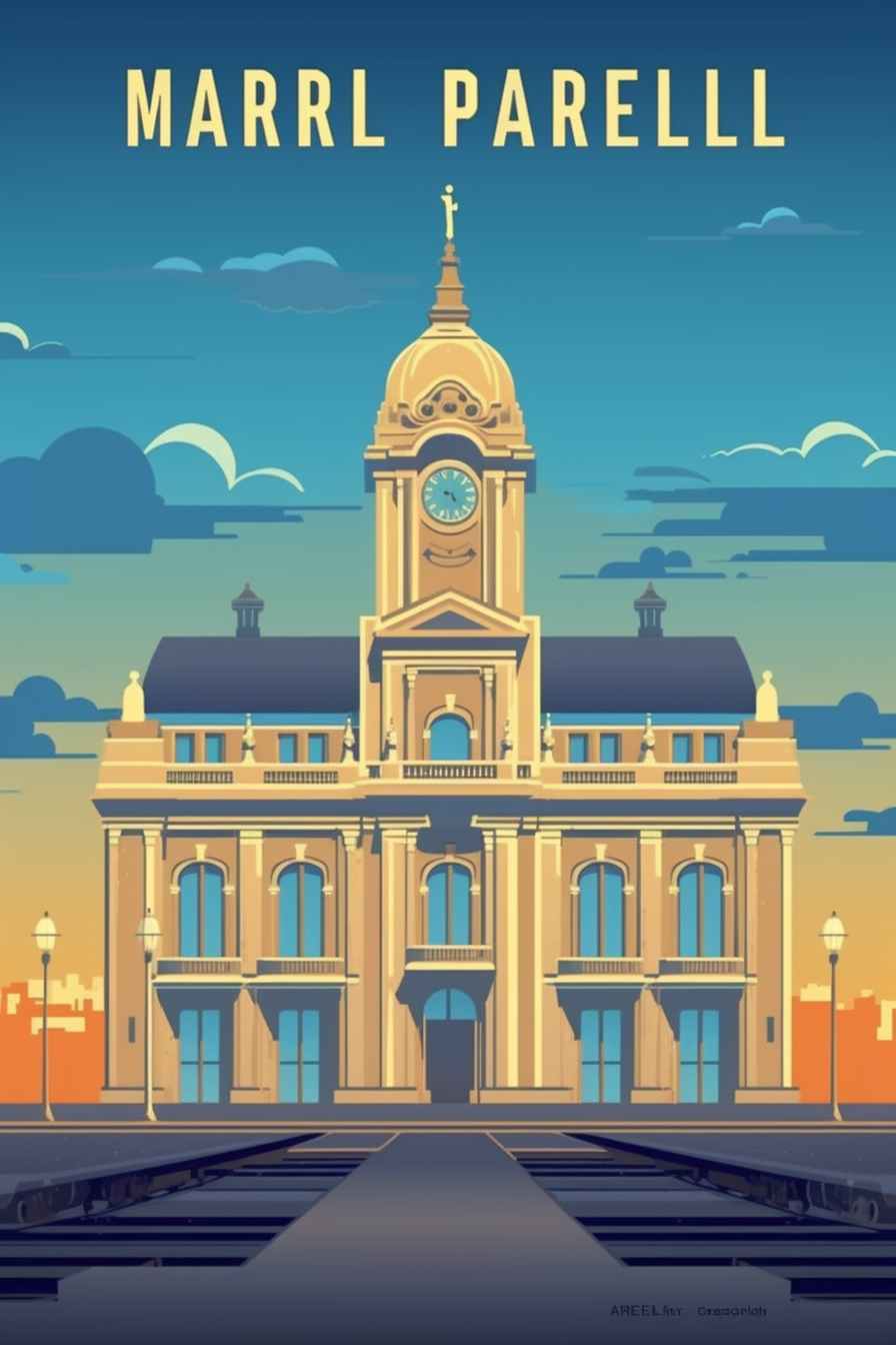 A Vector Art Travel Poster