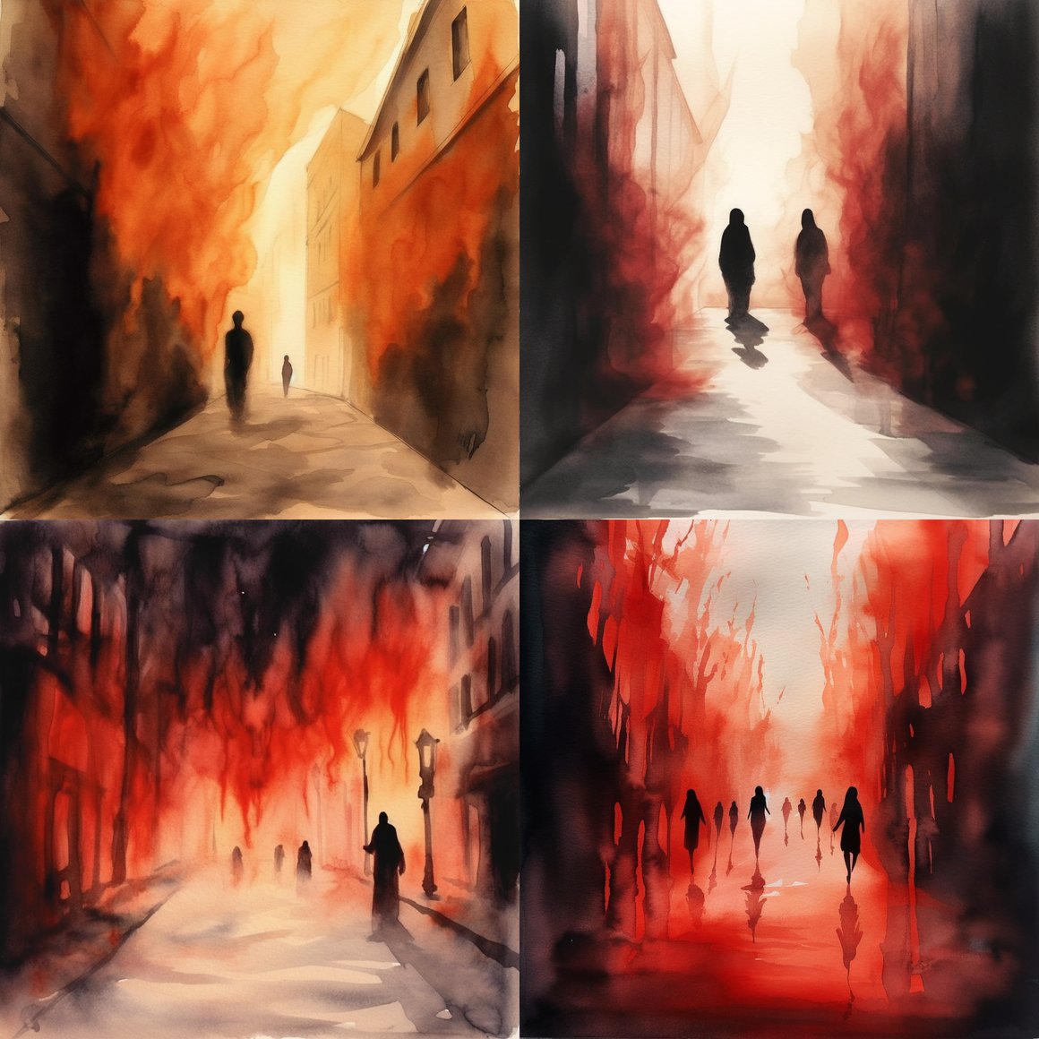 A Surreal Journey through Shadow and Emotion