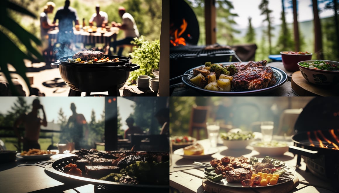 Summer BBQ Feast: A Mid-Journey Snapshot